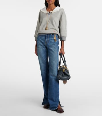 Cotton-blend French Terry sweatshirt | Chloé