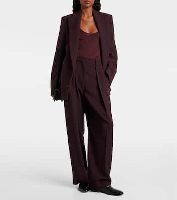 Pantalon ample à taille haute | Victoria Beckham