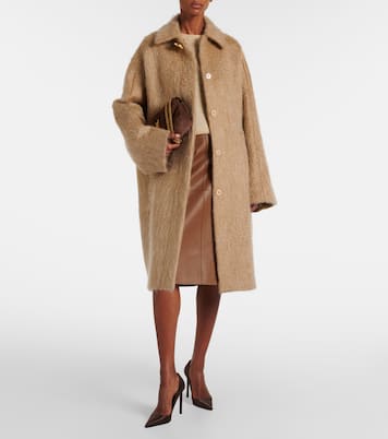 Alger wool and mohair-blend coat | Joseph