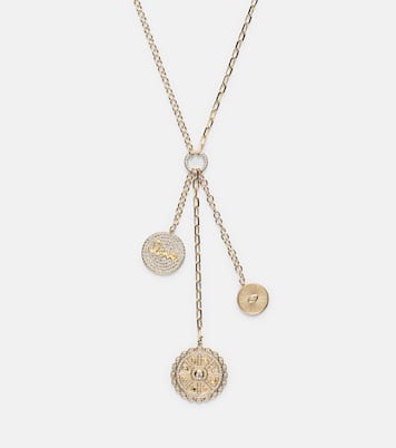 14kt gold necklace with diamonds | Sydney Evan