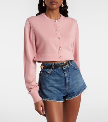 Embellished cashmere-blend cardigan | Dolce&Gabbana