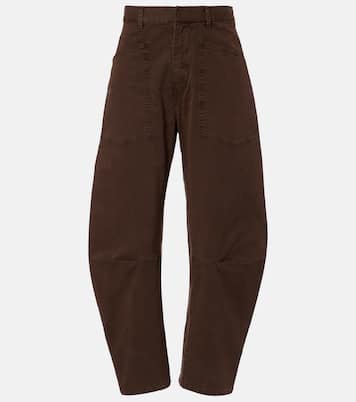 Shon cotton twill barrel-leg pants | Nili Lotan
