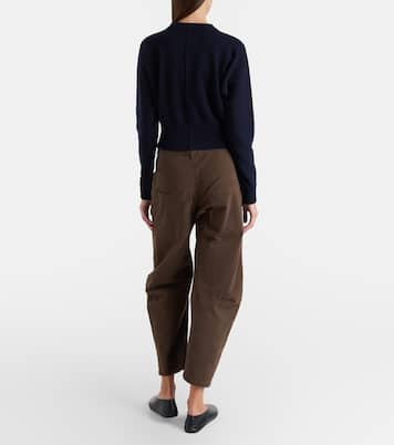 Shon cotton twill barrel-leg pants | Nili Lotan