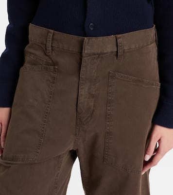 Shon cotton twill barrel-leg pants | Nili Lotan