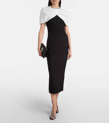 Cocktailkleid aus Crêpe mit Kristallen | Roland Mouret