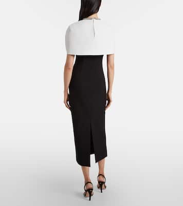 Cocktailkleid aus Crêpe mit Kristallen | Roland Mouret