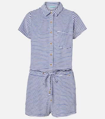 Combi-short Cheryl rayée en coton mélangé | Melissa Odabash