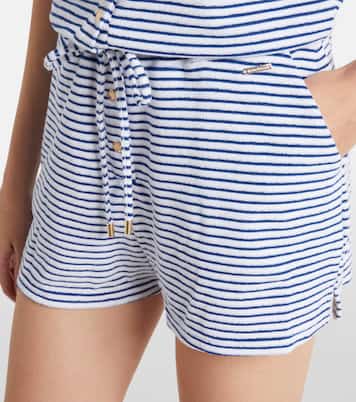 Combi-short Cheryl rayée en coton mélangé | Melissa Odabash