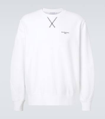 Logo cotton jersey sweatshirt | Givenchy