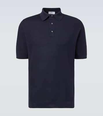 Cotton piqué polo shirt | Lardini