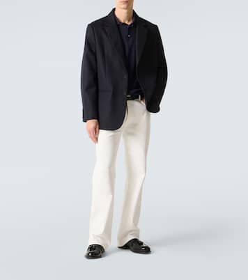 Cotton piqué polo shirt | Lardini