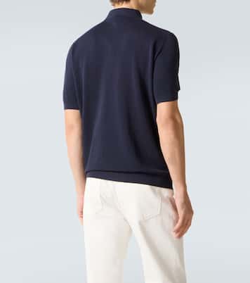 Cotton piqué polo shirt | Lardini