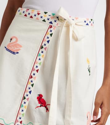 Bestickter Minirock Baela aus Baumwolle | Rixo