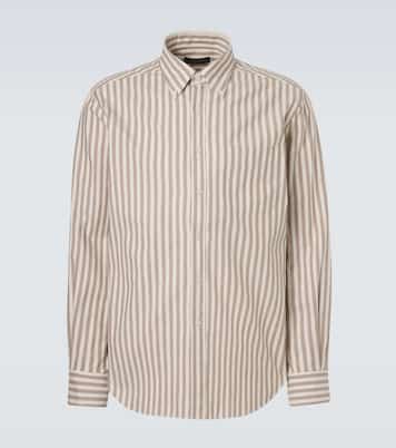 Striped cotton shirt | Slowear