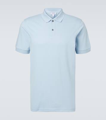 Polo Riviera in mesh di cotone | Sunspel