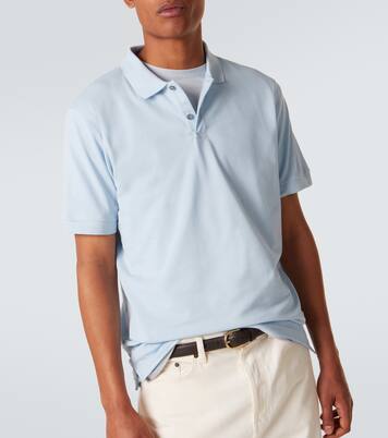 Polo Riviera in mesh di cotone | Sunspel