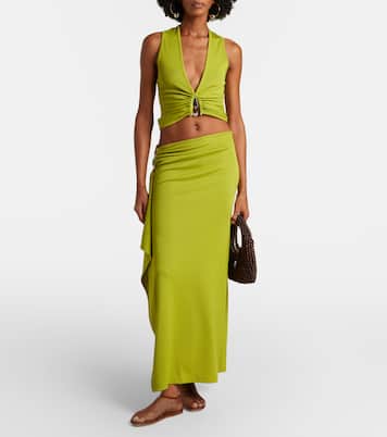 Crystal Pendant tank top | Christopher Esber