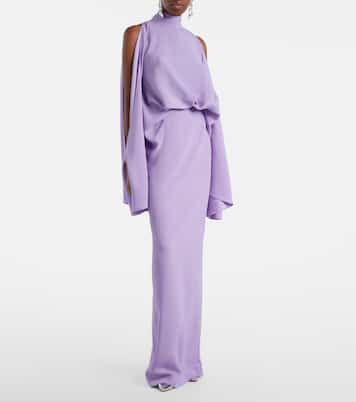 Bacall draped satin gown | Taller Marmo
