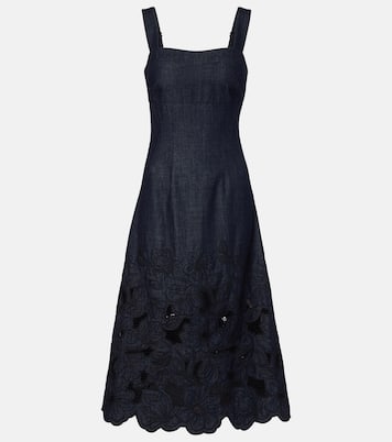 Midikleid Rosaura aus Denim | Veronica Beard