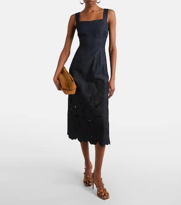 Midikleid Rosaura aus Denim | Veronica Beard