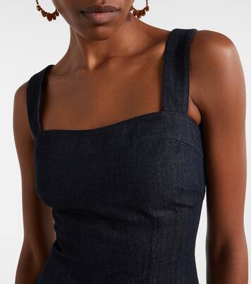 Midikleid Rosaura aus Denim | Veronica Beard