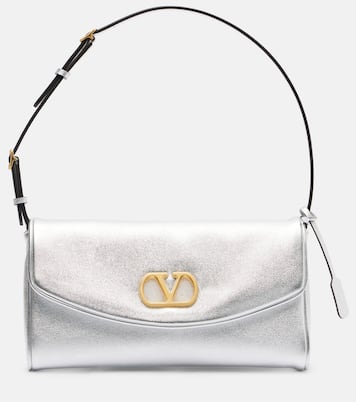 DeVain Small metallic leather shoulder bag | Valentino Garavani