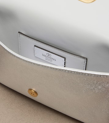 DeVain Small metallic leather shoulder bag | Valentino Garavani