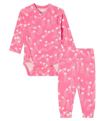 Baby printed bodysuit and leggings set | Mini Rodini