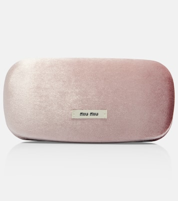 Occhiali da sole ovali con logo | Miu Miu