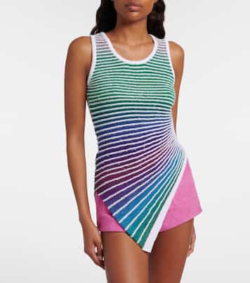 Paula's Ibiza cotton-blend tank top | Loewe