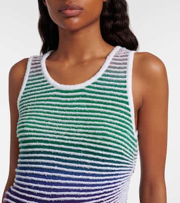 Paula's Ibiza cotton-blend tank top | Loewe