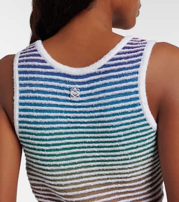 Paula's Ibiza cotton-blend tank top | Loewe