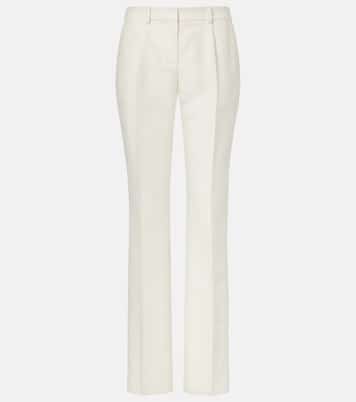 Wool and silk slim pants | Balenciaga