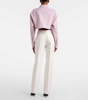 Wool and silk slim pants | Balenciaga