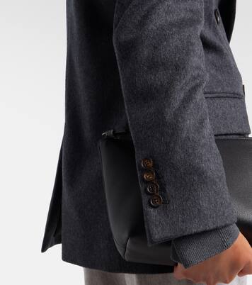 Double-breasted wool jacket | Brunello Cucinelli
