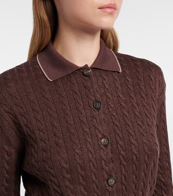 Cardigan in misto cotone | Brunello Cucinelli