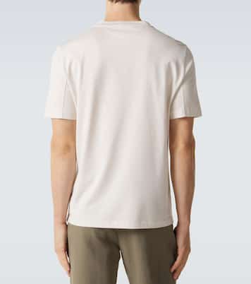 T-shirt en coton imprimé | Brunello Cucinelli