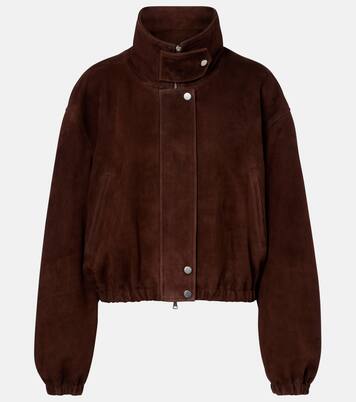 Blouson Pia aus Veloursleder | Nour Hammour