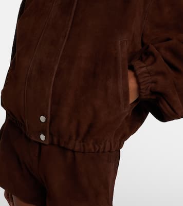 Blouson Pia aus Veloursleder | Nour Hammour
