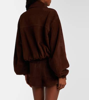 Blouson Pia aus Veloursleder | Nour Hammour