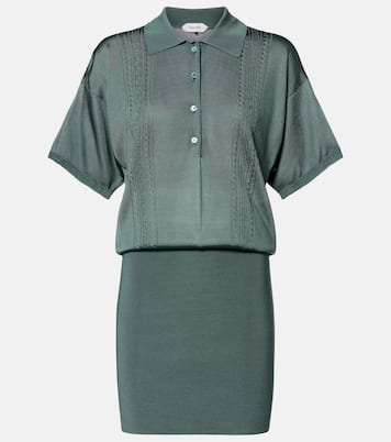 Metallic-effect minidress | Versace