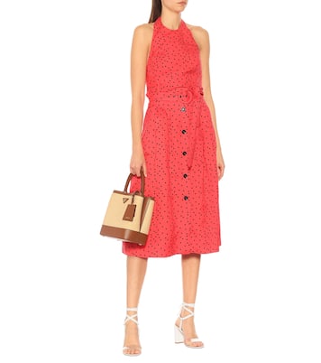 Holliday linen-blend polka-dot top | Rebecca Vallance