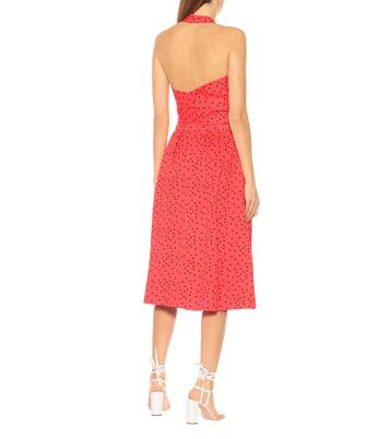 Holliday linen-blend polka-dot top | Rebecca Vallance