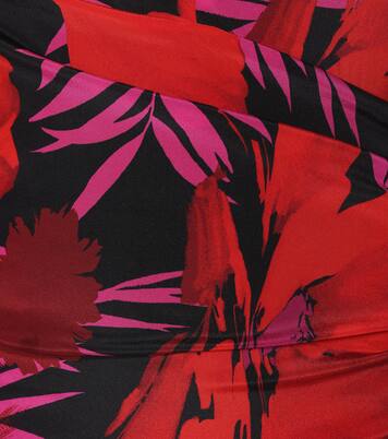 Robe Alvaro imprimée en soie mélangée | Veronica Beard