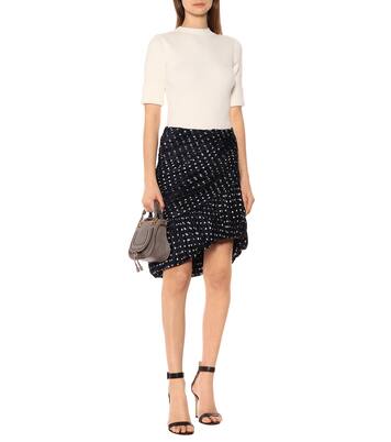 Polka-dot silk skirt | Tory Burch