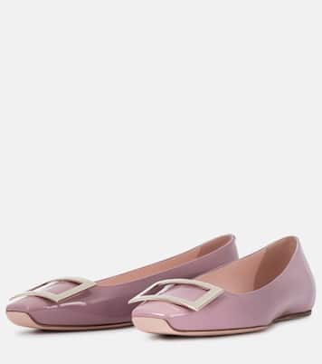 Trompette patent leather ballet flats | Roger Vivier