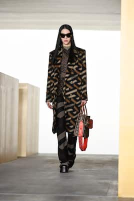 Intrico leather platform ankle boots | Versace