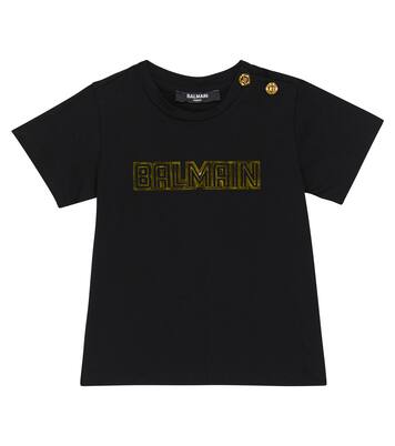 Bébé – T-shirt en coton à ornements | Balmain Kids