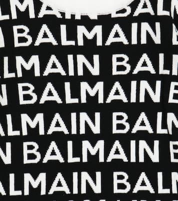 Robe en coton à logo | Balmain Kids