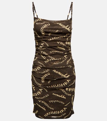 Robe Adie à logo | Nanushka